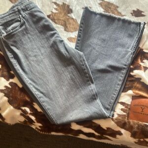mid rise jeans in short